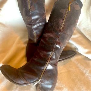 Donald Pliner Tall Leather Riding Boots